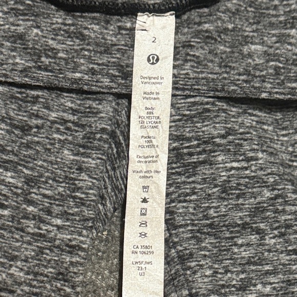 Lululemon Ready to Rulu Fleece Joggers size 2 - Picture 5 of 7